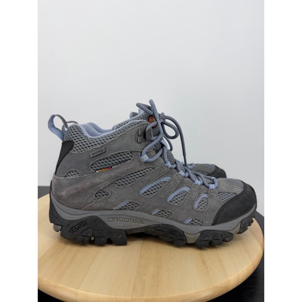 Merrell Moab 3 Mid J88792 Womens 10 Hiking Boot Gray Hiking Outdoor Camping - Picture 2 of 11